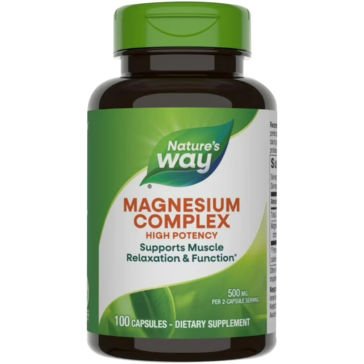 Natures Way Magnesium Complex 100 Capsules image number 0