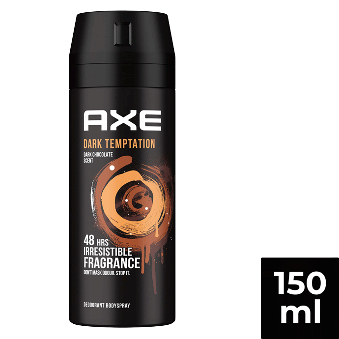 Axe Dark Temptation 48 Hours Irresistible Deodorant Spray For Men 150ml image number 0