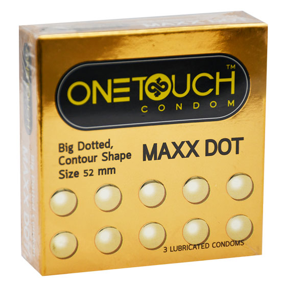 One Touch Maxx Dot Lubricant Condoms 3pcs image number 0