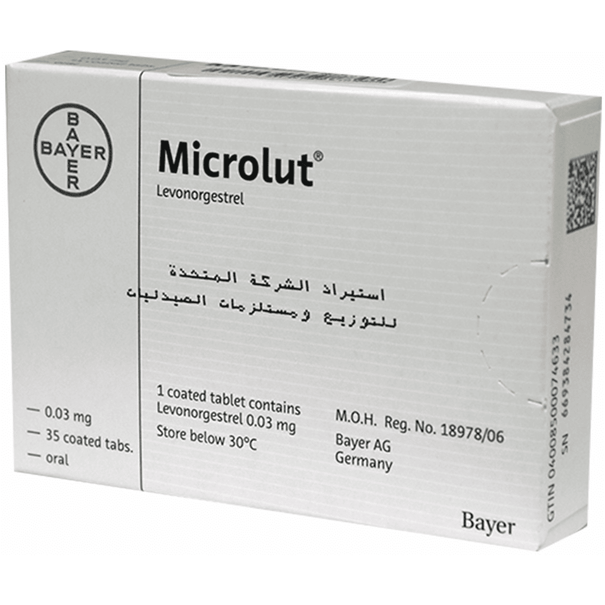 Microlut 0.03mg 35 Tablets image number 0