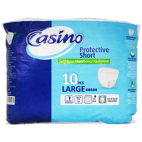 Casino Protrctive Short (L) (+170Cm) 10 pieces image number 0