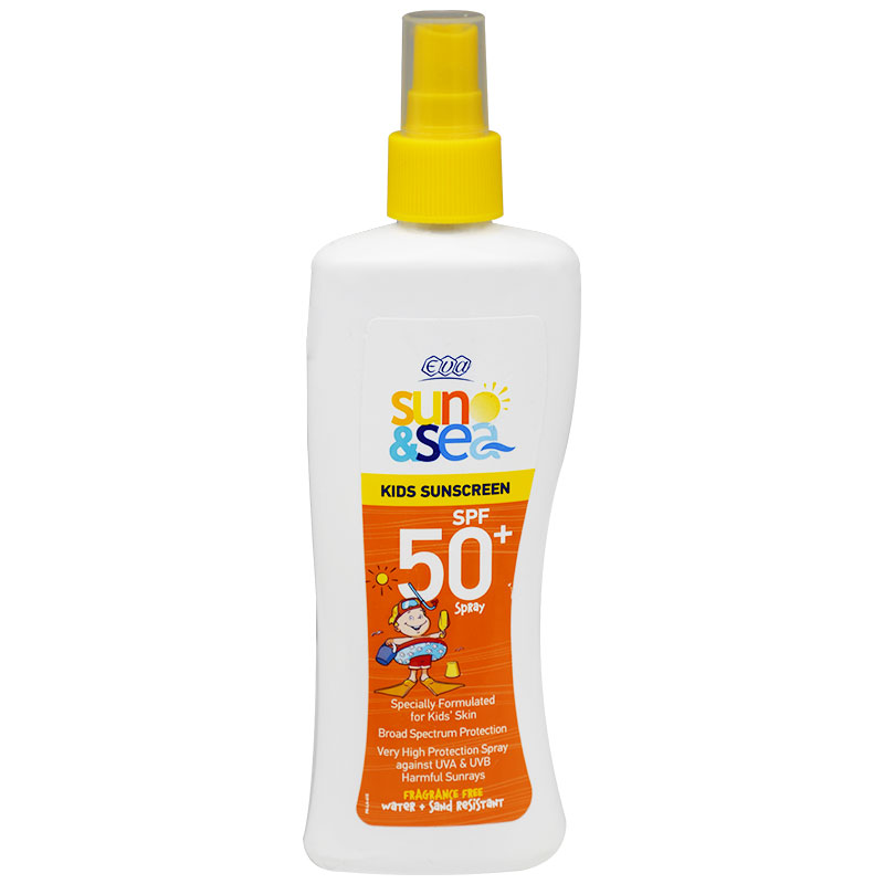 Eva Sun&Sea Kids Sun Screen (SPF +50) Lotion Spray 200ml image number 0