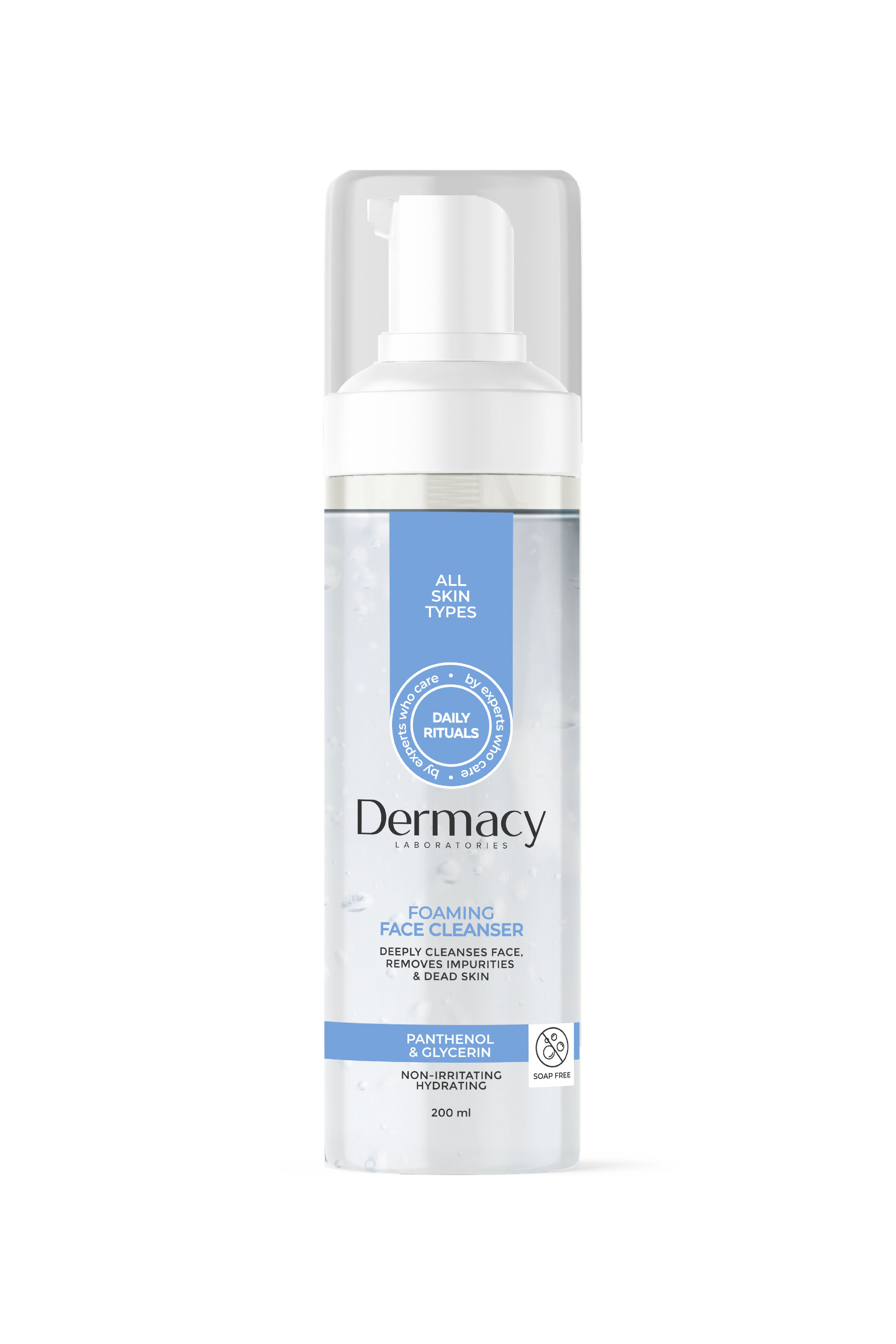 Dermacy Foaming Face Cleanser 200ml image number 0