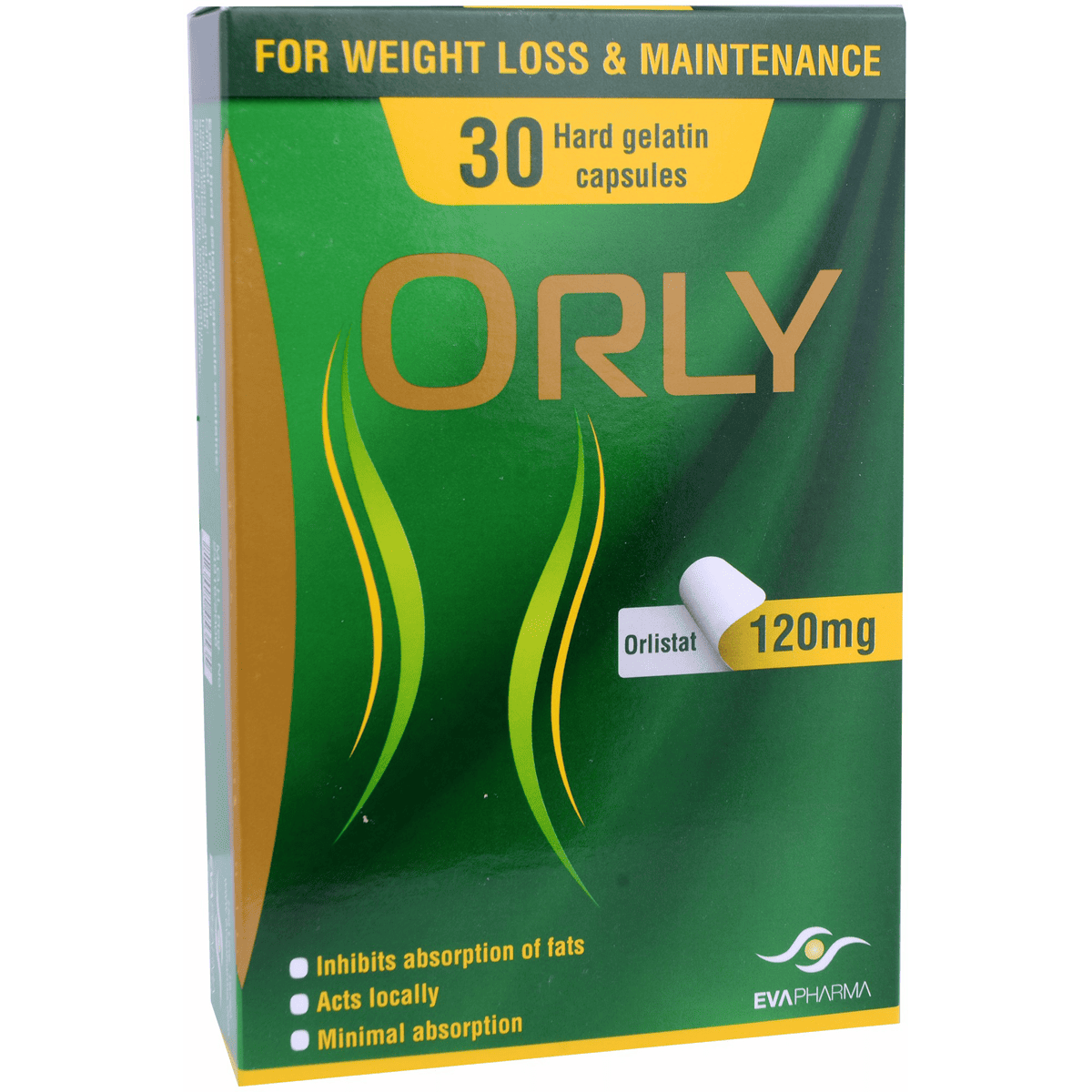Orly 120mg 30 Capsules image number 0