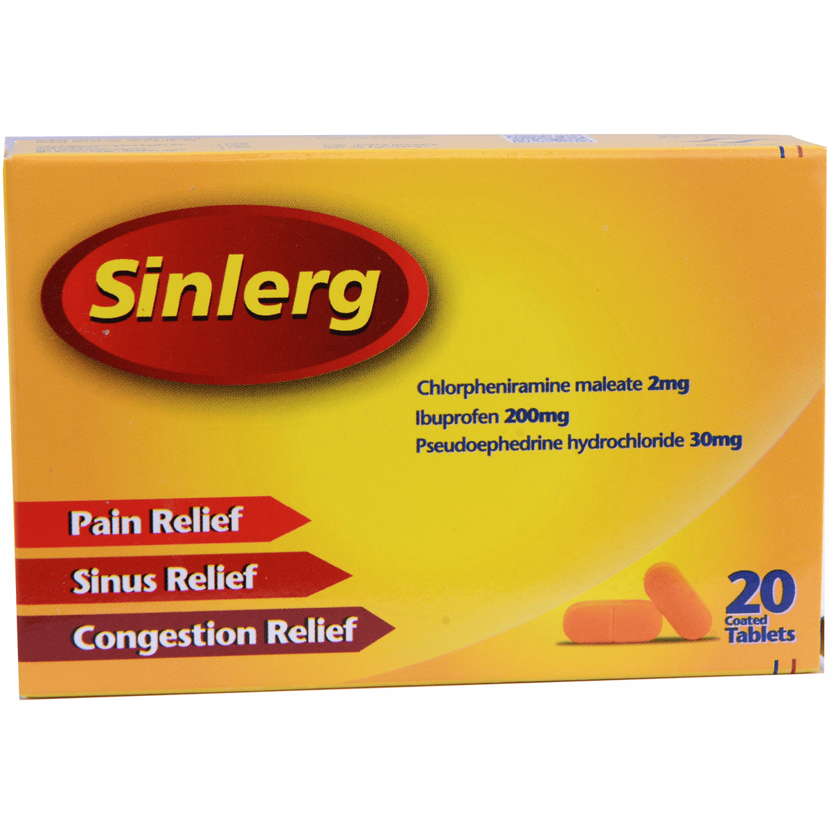 Sinlerg 20/Coated Tablets image number 0