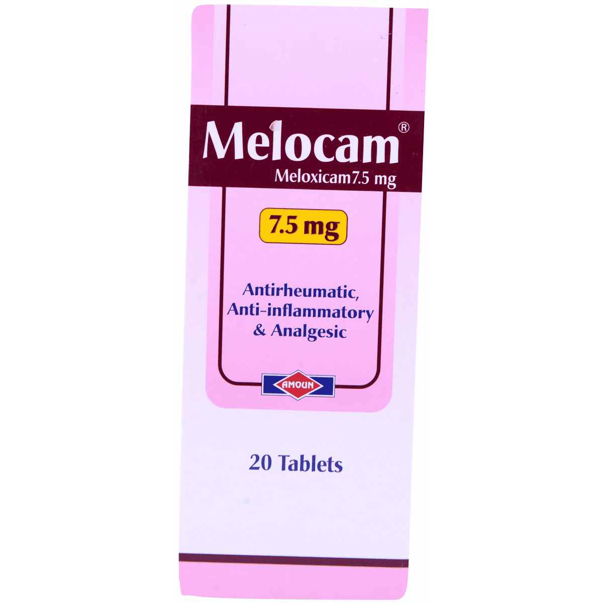 Melocam 7.5mg 20 Tablets image number 0