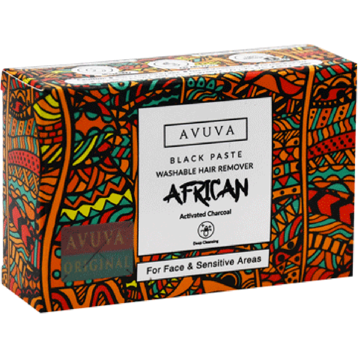 Avuva African Hair Remover Black Paste 100gm image number 0