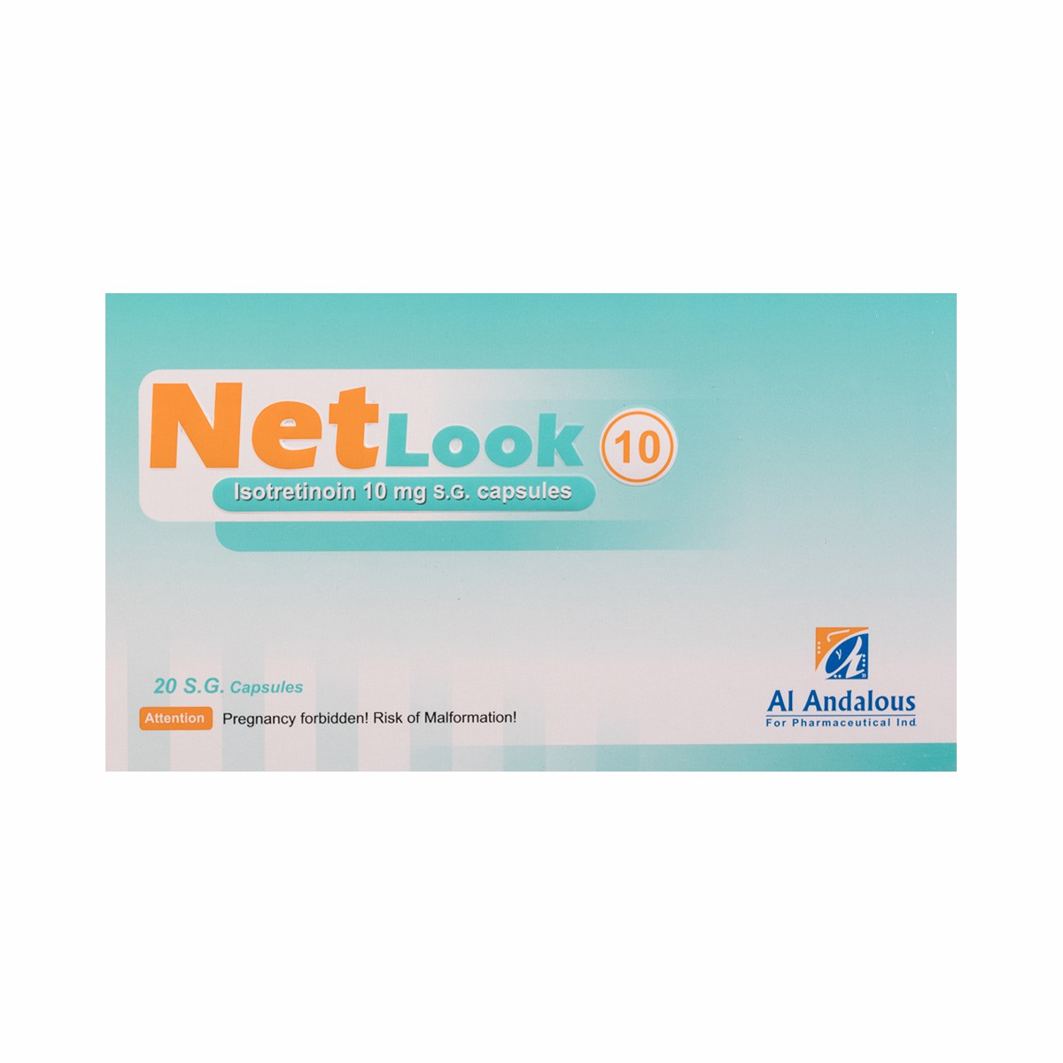 Netlook 10mg 20 Capsules image number 0
