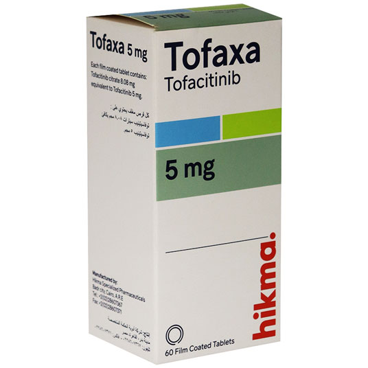 Tofaxa 5mg 60 Film Coated Tablets image number 0