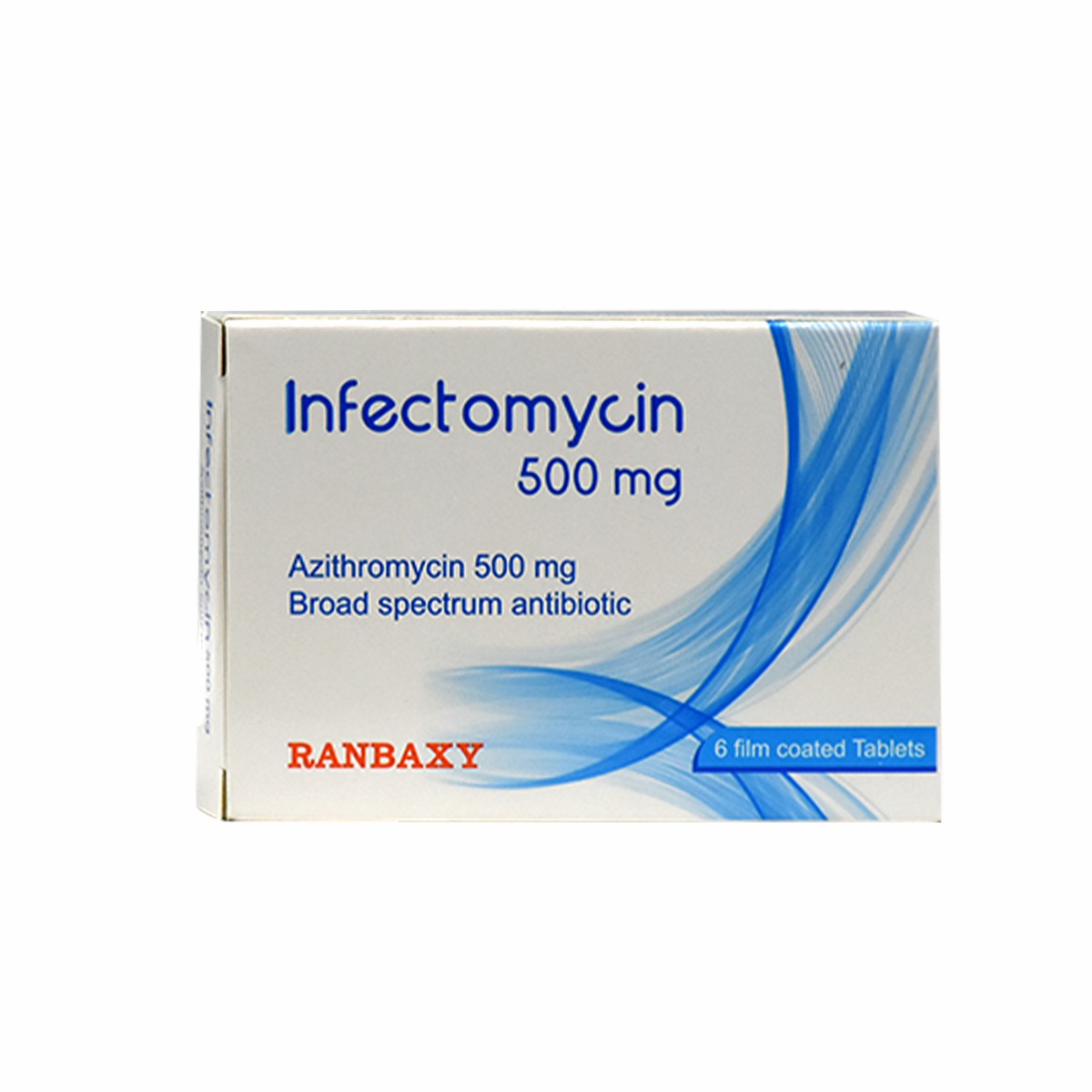 Infectomycin 500mg 6 Scored Film Coated Tablets image number 0