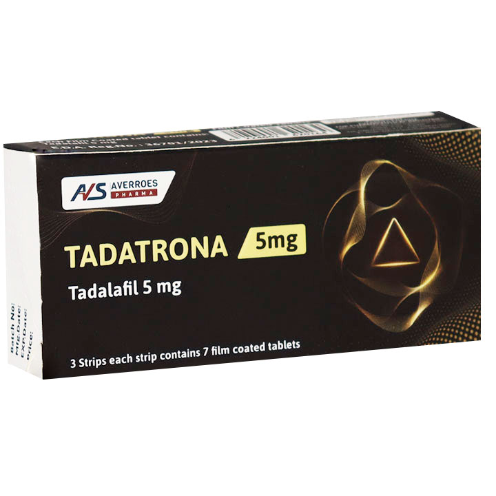Tadatrona 5mg 21 Film Coated Tablets image number 0