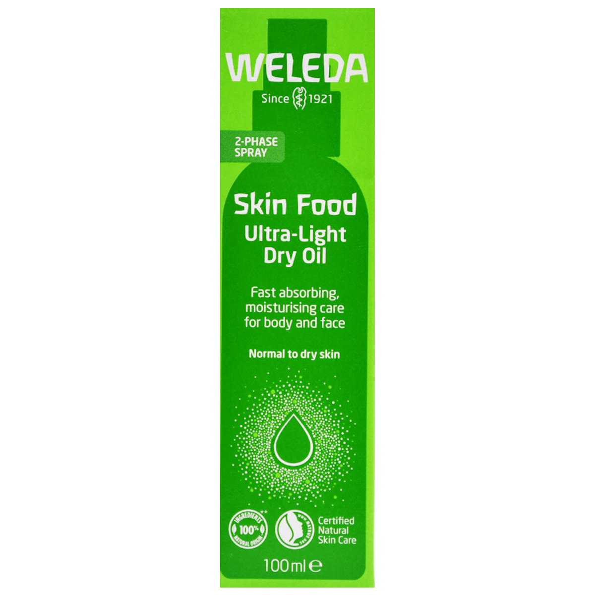 Weleda Skin Food Ultra Light Dry Oil 100 ml image number 0