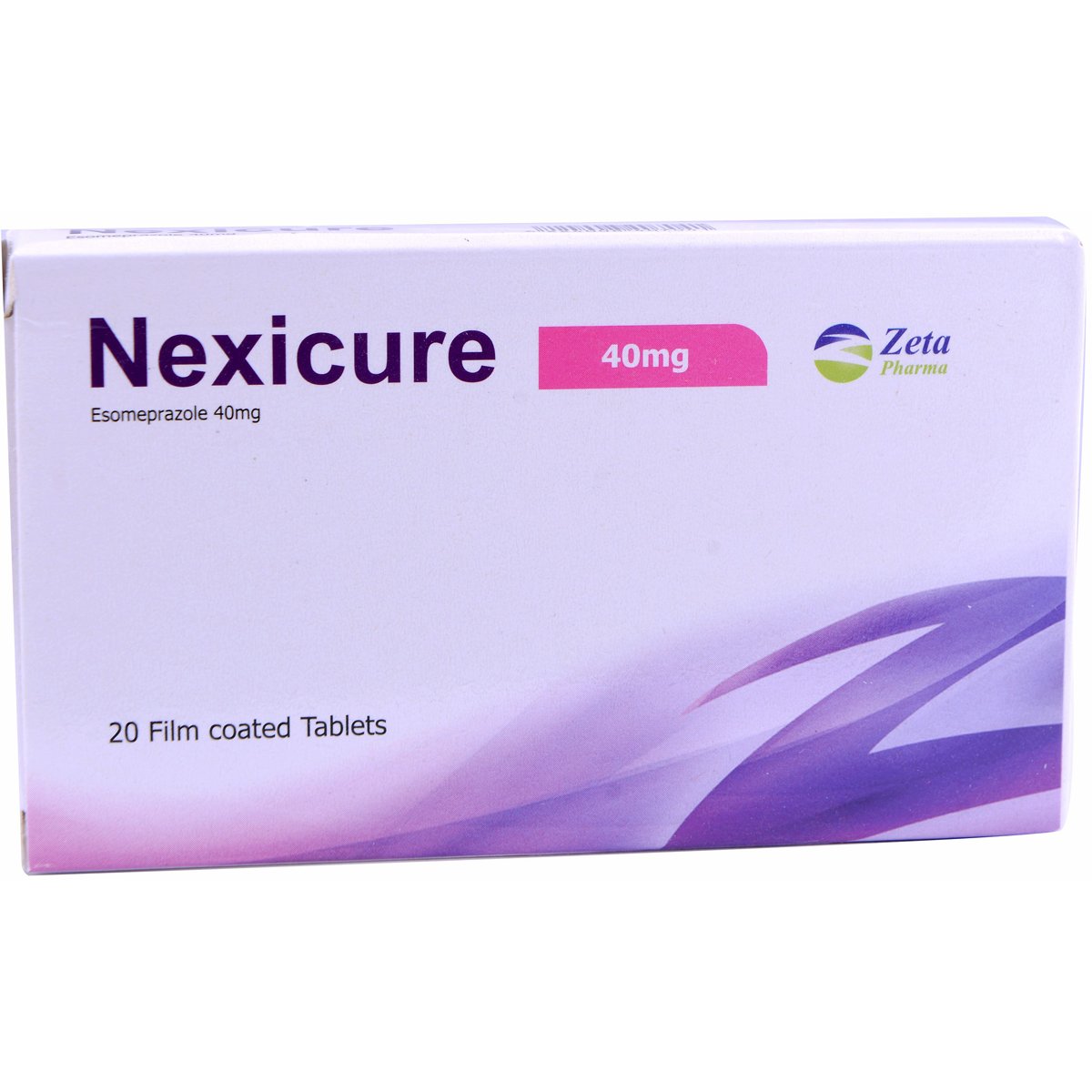 Nexicure 40mg 20 Film Coated Tablets image number 0
