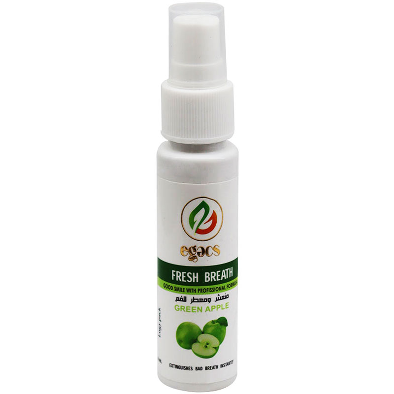 Egacs Fresh Breath Green Apple Spray 30ml image number 0