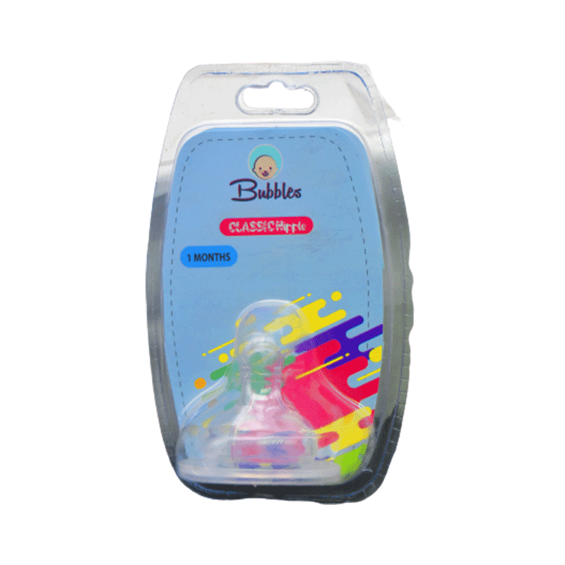 Bubbles Classic Nipple Silicone (1) M image number 0