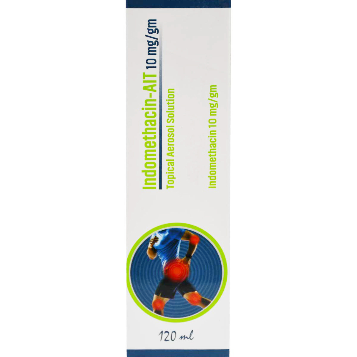Indomethacin AIT Topical Solution 10mg/gm 120ml image number 0