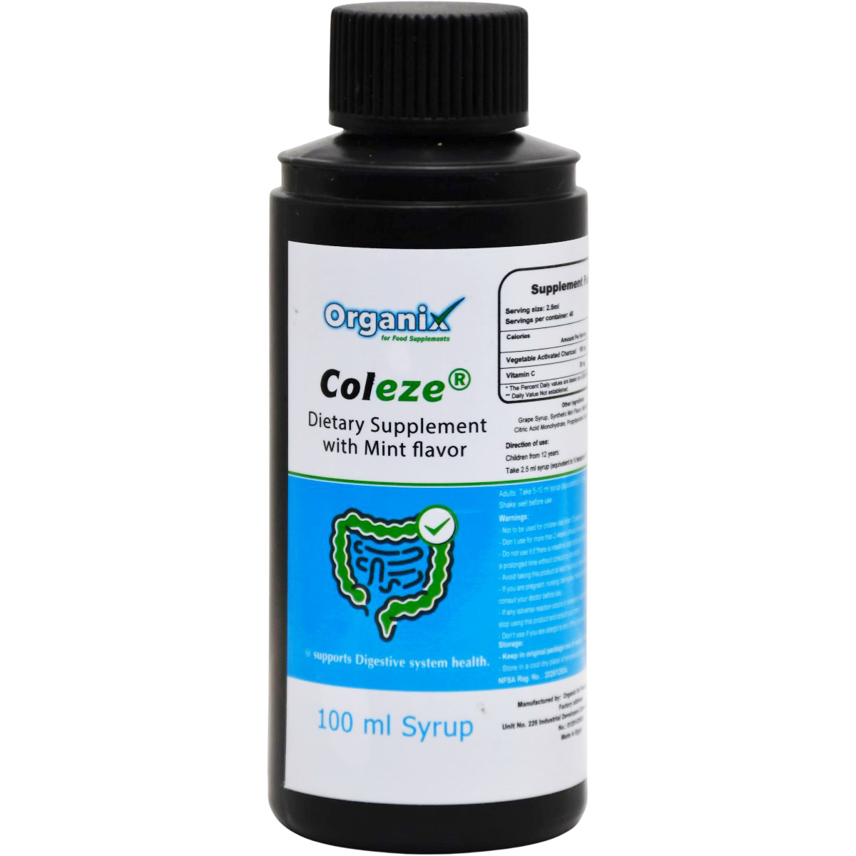 Coleze Mint Flavor Syrup 100ml image number 0