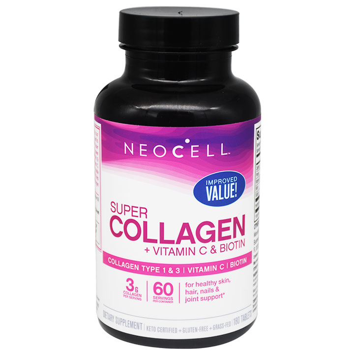 Neocell Super Collagen 3gm + Vitamin C & Biotin 180 Tablet image number 0