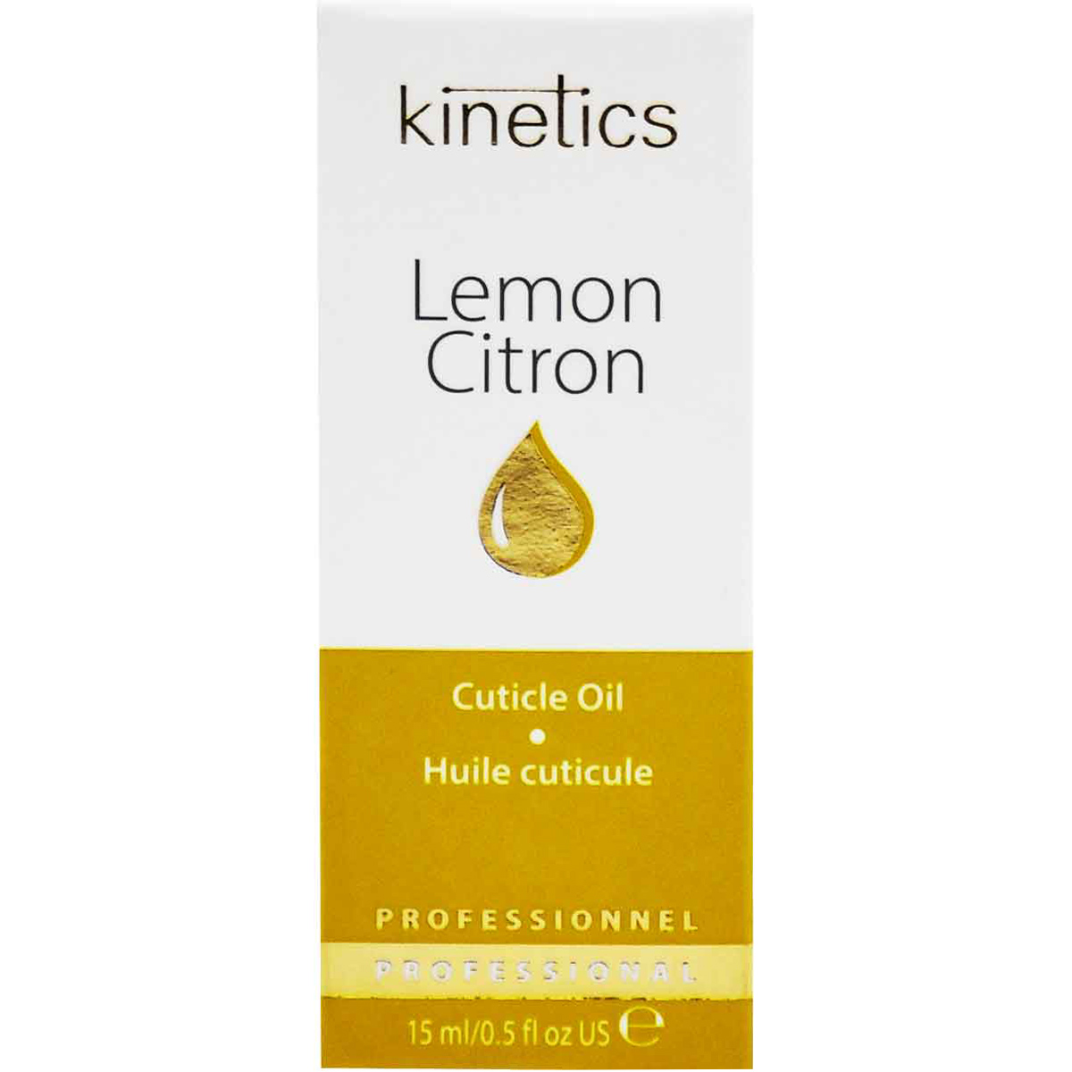 Kinetics Cuticle Oil Lemon 15 ml image number 0