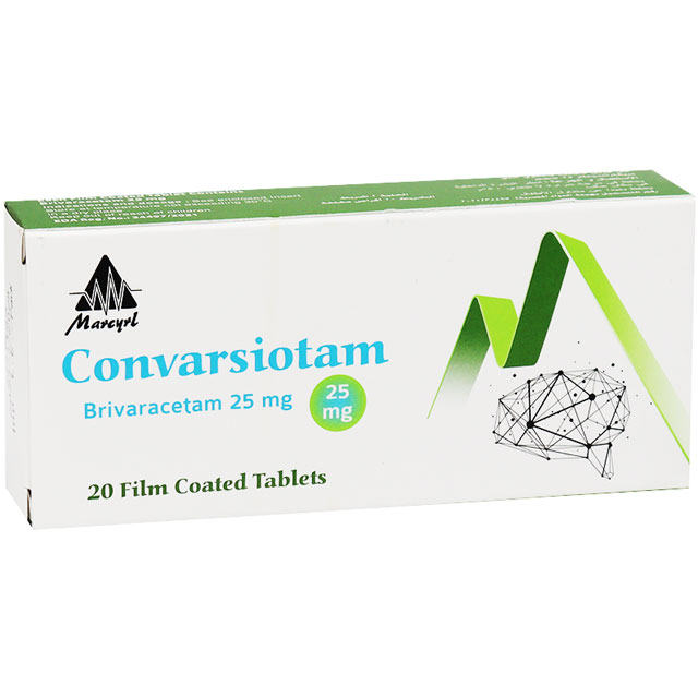 Convarsiotam 25mg 20 Film Coated Tablets image number 0