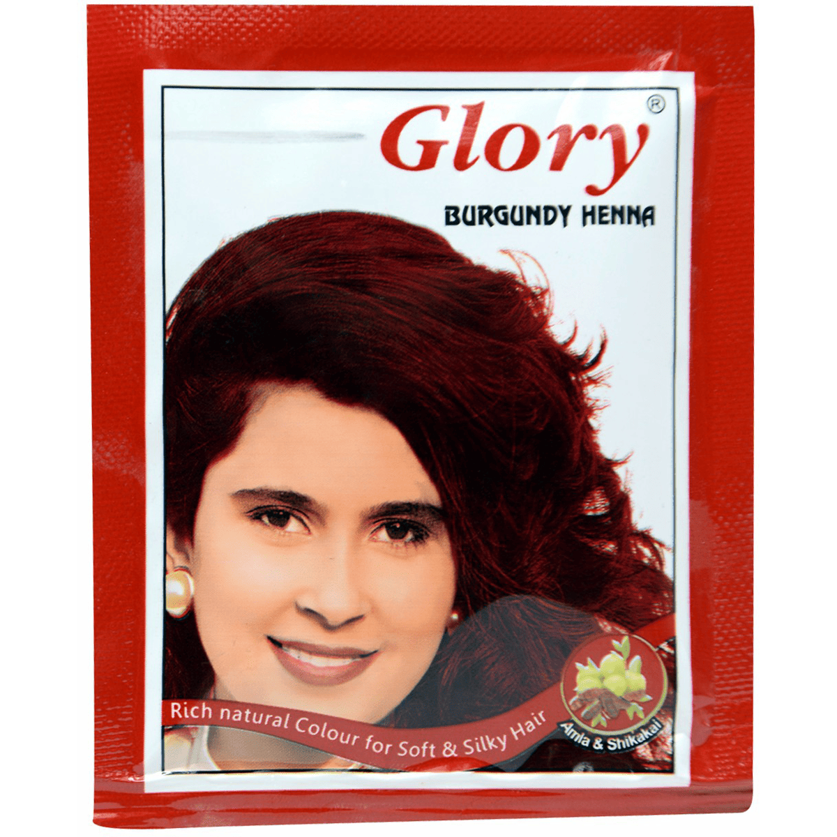 Glory Henna Burgundy for Women 1 Sachets image number 0