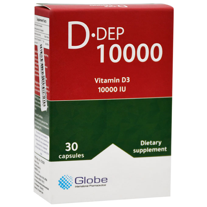 D.Dep 10000 IU Vitamin D3 30 Capules image number 0