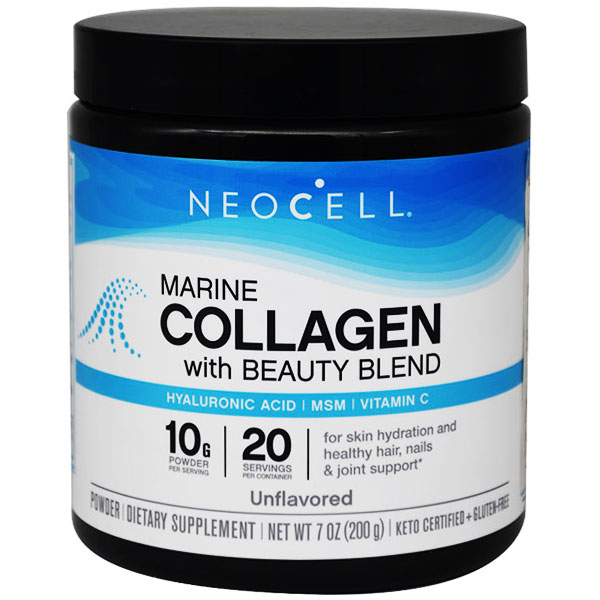 Neocell Marine Collagen With Beauty Blend Unflavored 200gm image number 0
