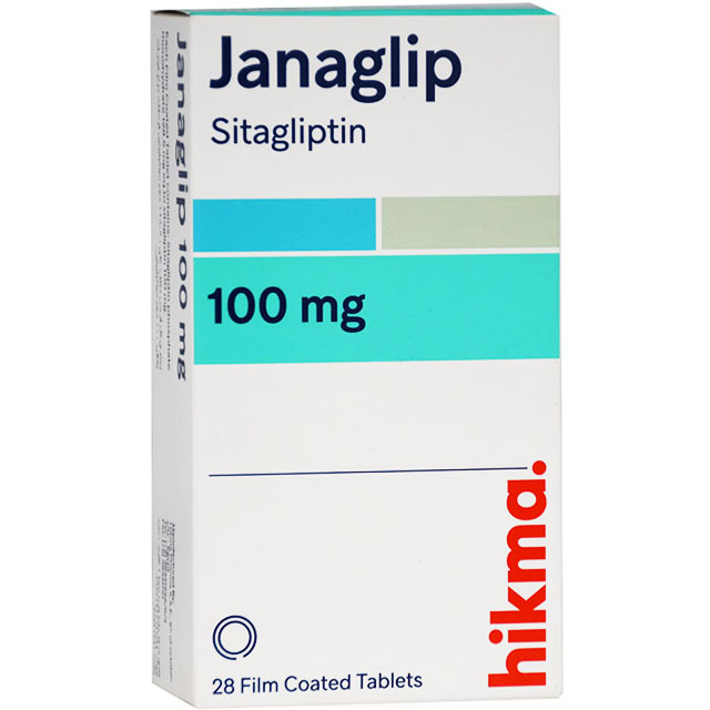 Janaglip 100mg 28 Film Coated Tablets image number 0