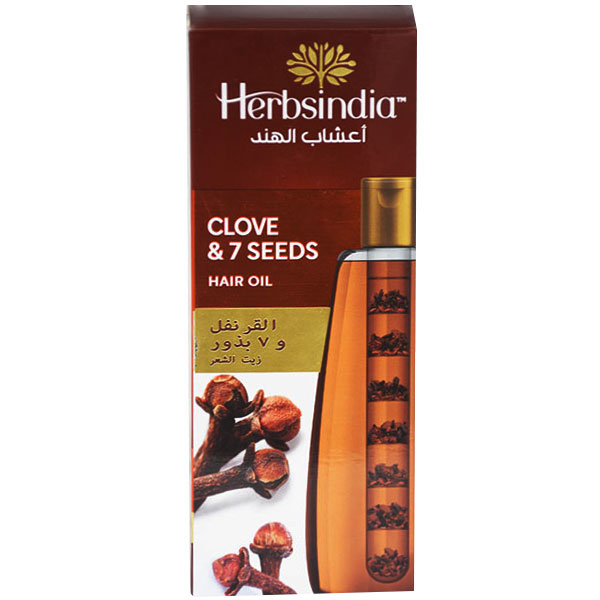Herbsindia Clove and 7 Seeds Hair Oil 180ml image number 0