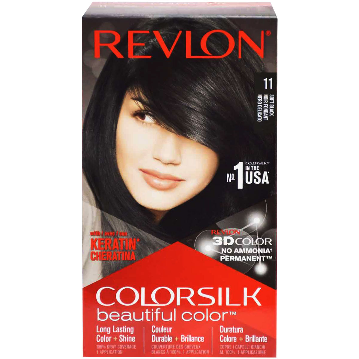 Revlon Colorsilk Soft Black/11 image number 0