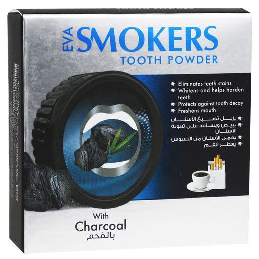Eva Smokers ToothPaste Powder Charcoal 40gm image number 0