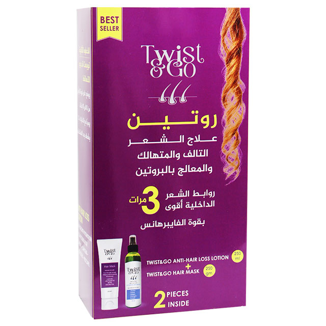 Twist and Go ( Anti-Hair Loss Lotion 250ml + Hair Mask 250ml ) (Offer Pack) image number 0