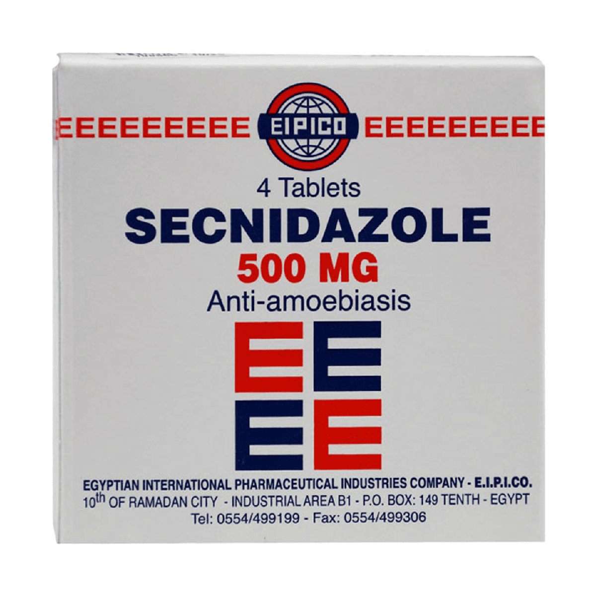Secnidazole 500mg 4 Tablet image number 0