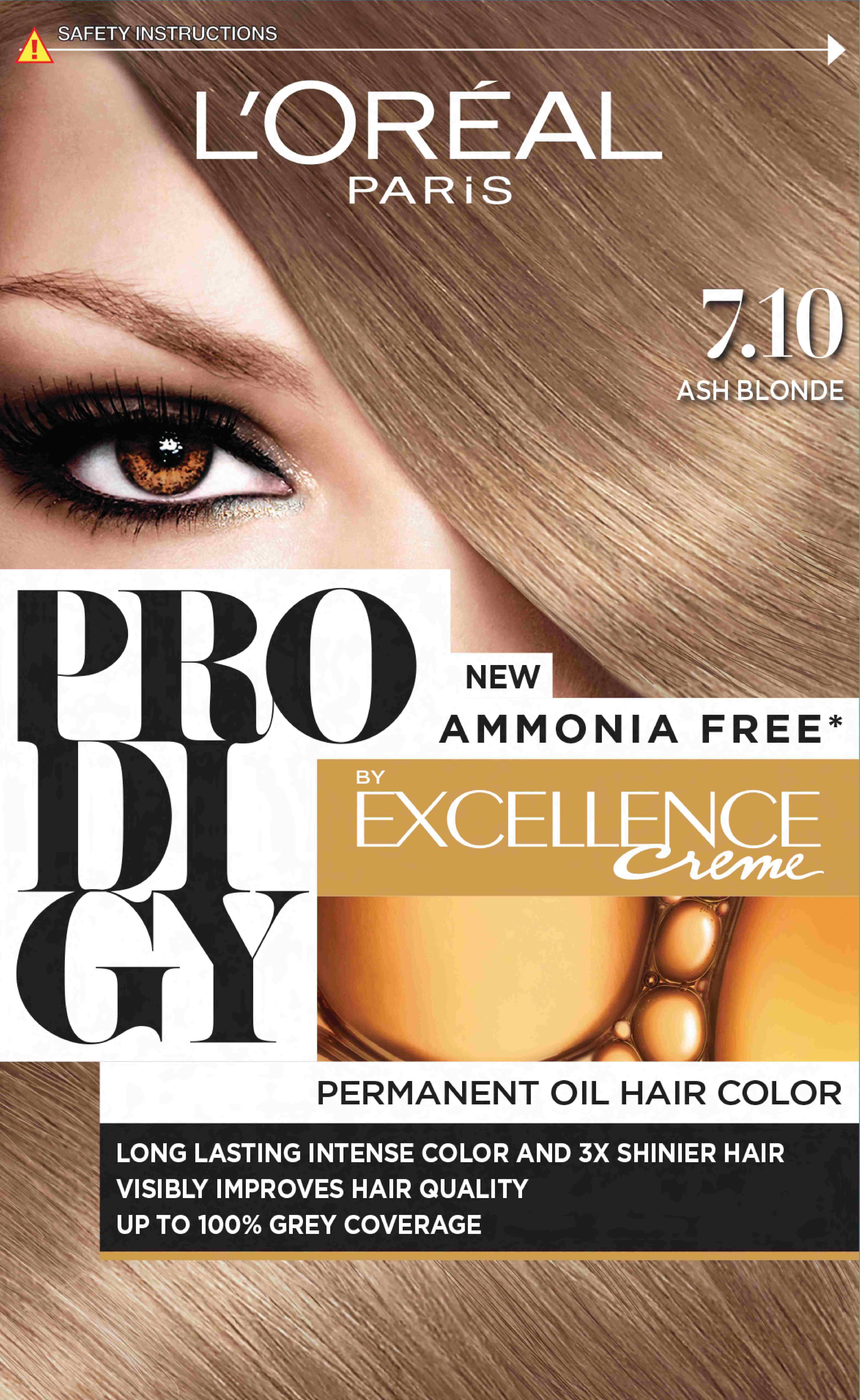 Loreal Prodigy Hair Color/7.10 Ash Blonde image number 0