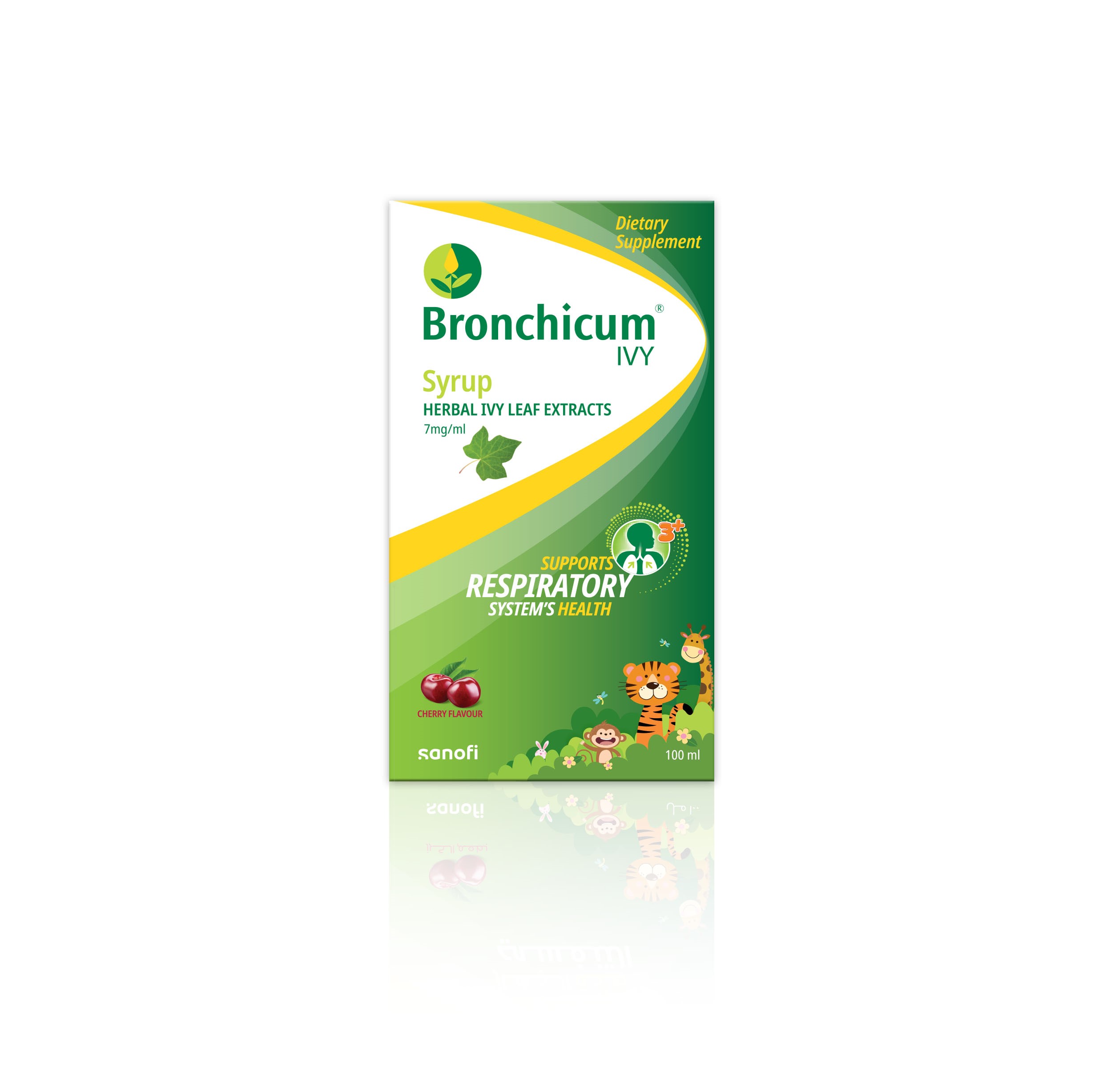 Bronchicum Ivy Cherry Flavor  Syrup 100ml image number 0