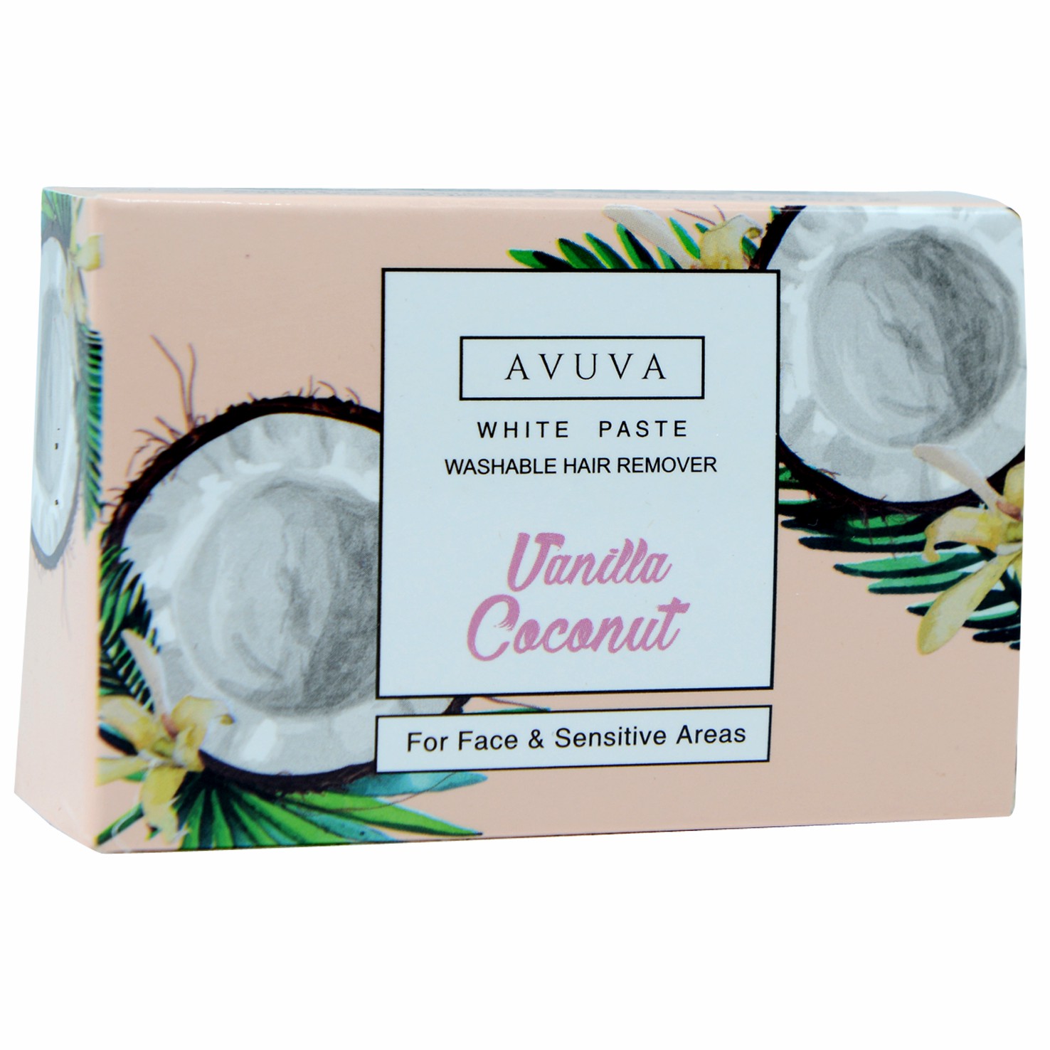 Avuva Vanilla Coconut Hair Remover White Paste100gm image number 0