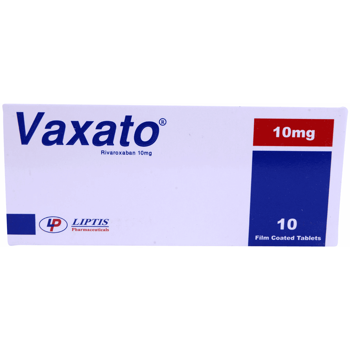 Vaxato 10mg 10 Film Coated Tablets image number 0