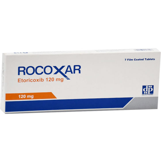 Rocoxar 120mg 7 Film Coated Tablets image number 0