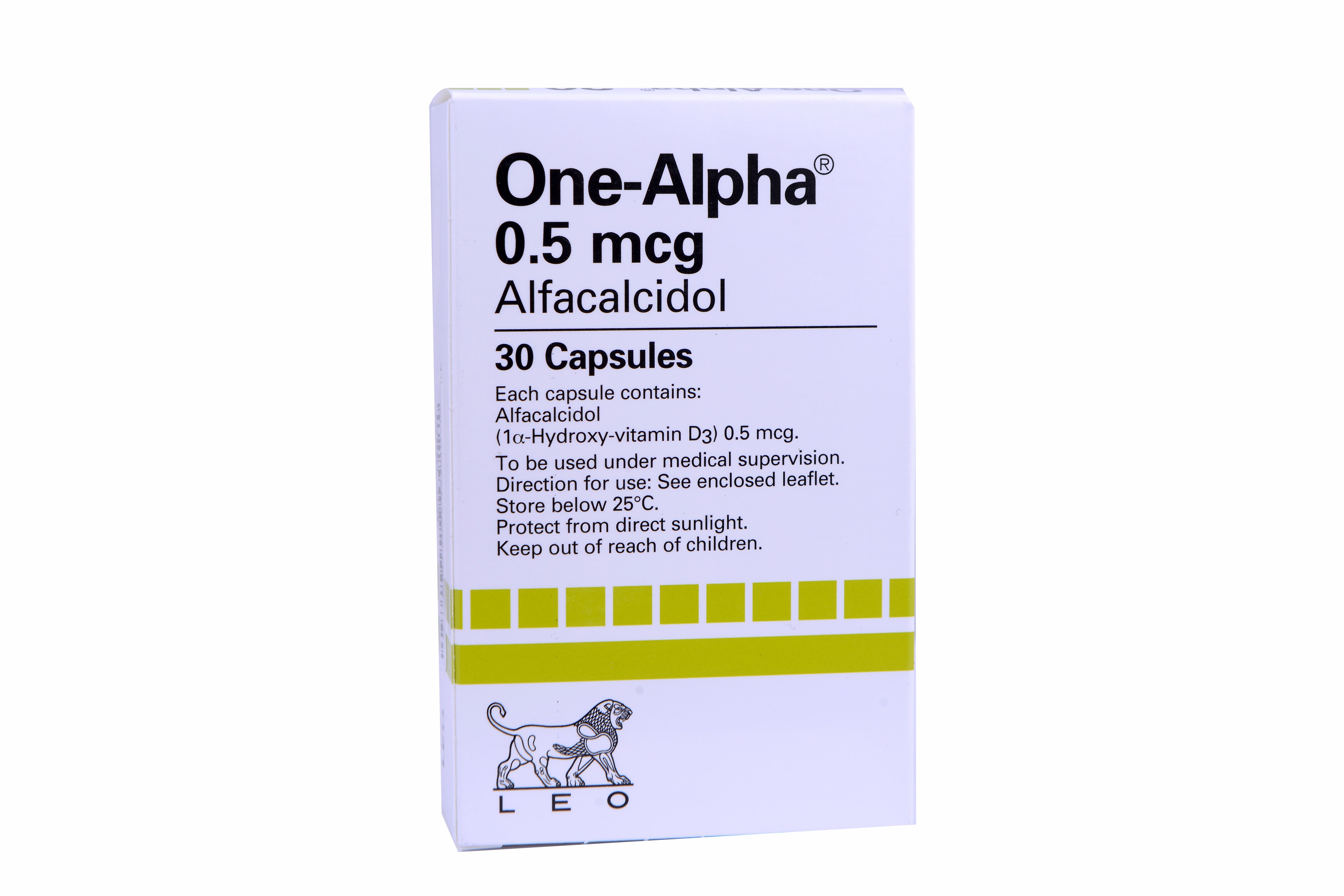One Alpha 0.5mcg 30 Capsules image number 0