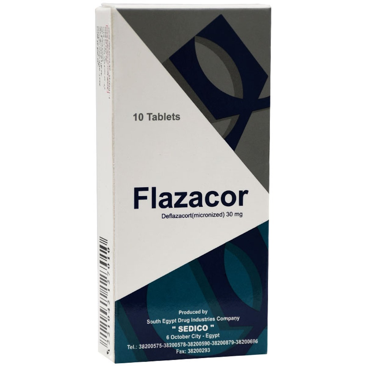 Flazacor 30mg 10 Scored Tablet image number 0