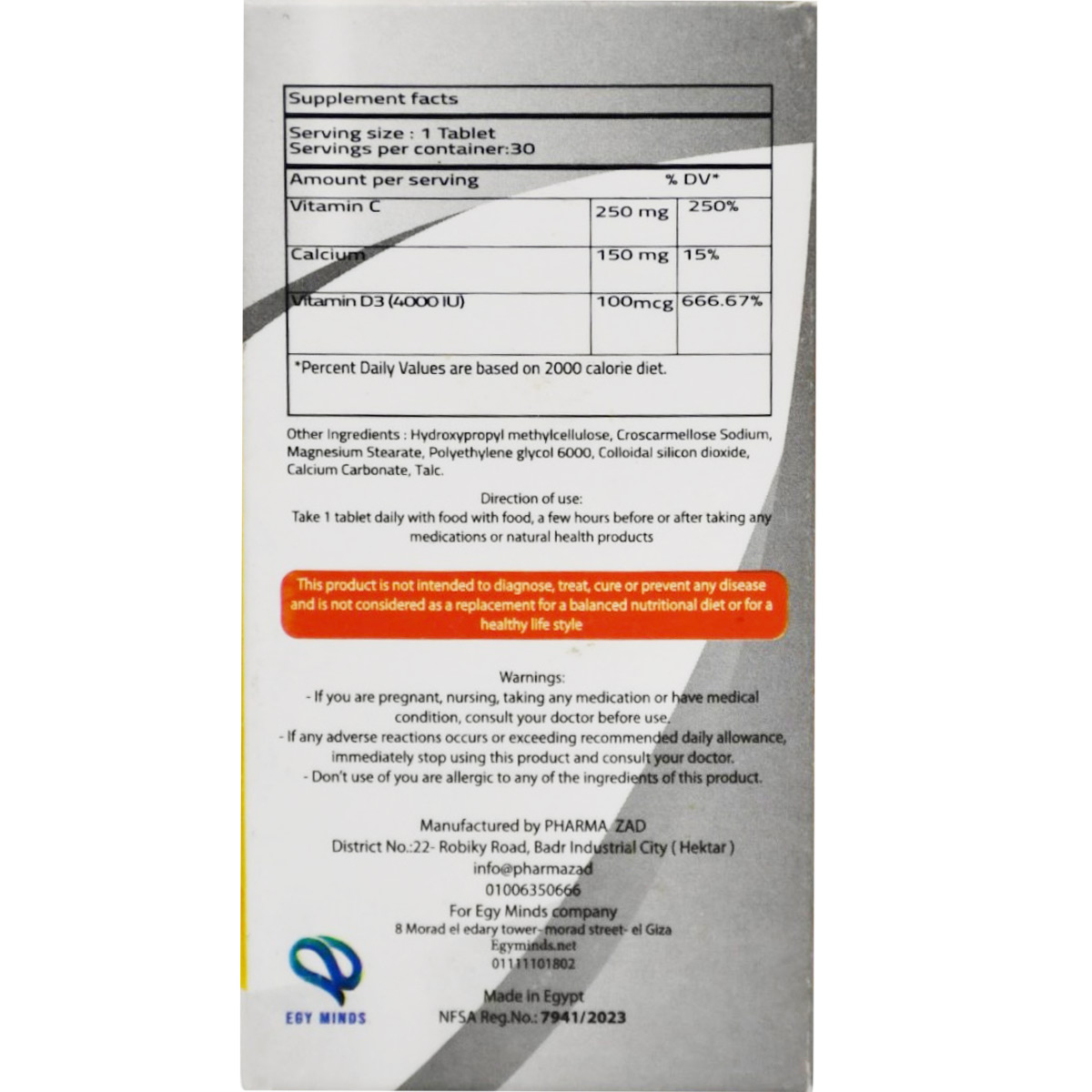 Datrini 30 Film Coated Tablets image number 1