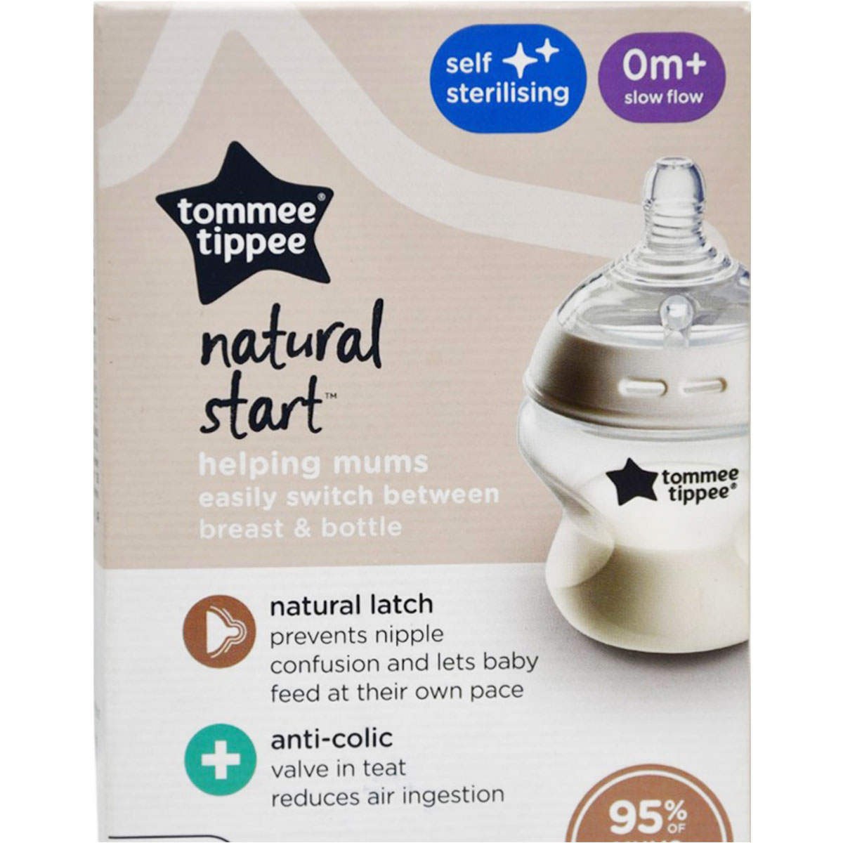 Tommee Tippee Natural Start Anti Colic Bottle 150ml image number 0