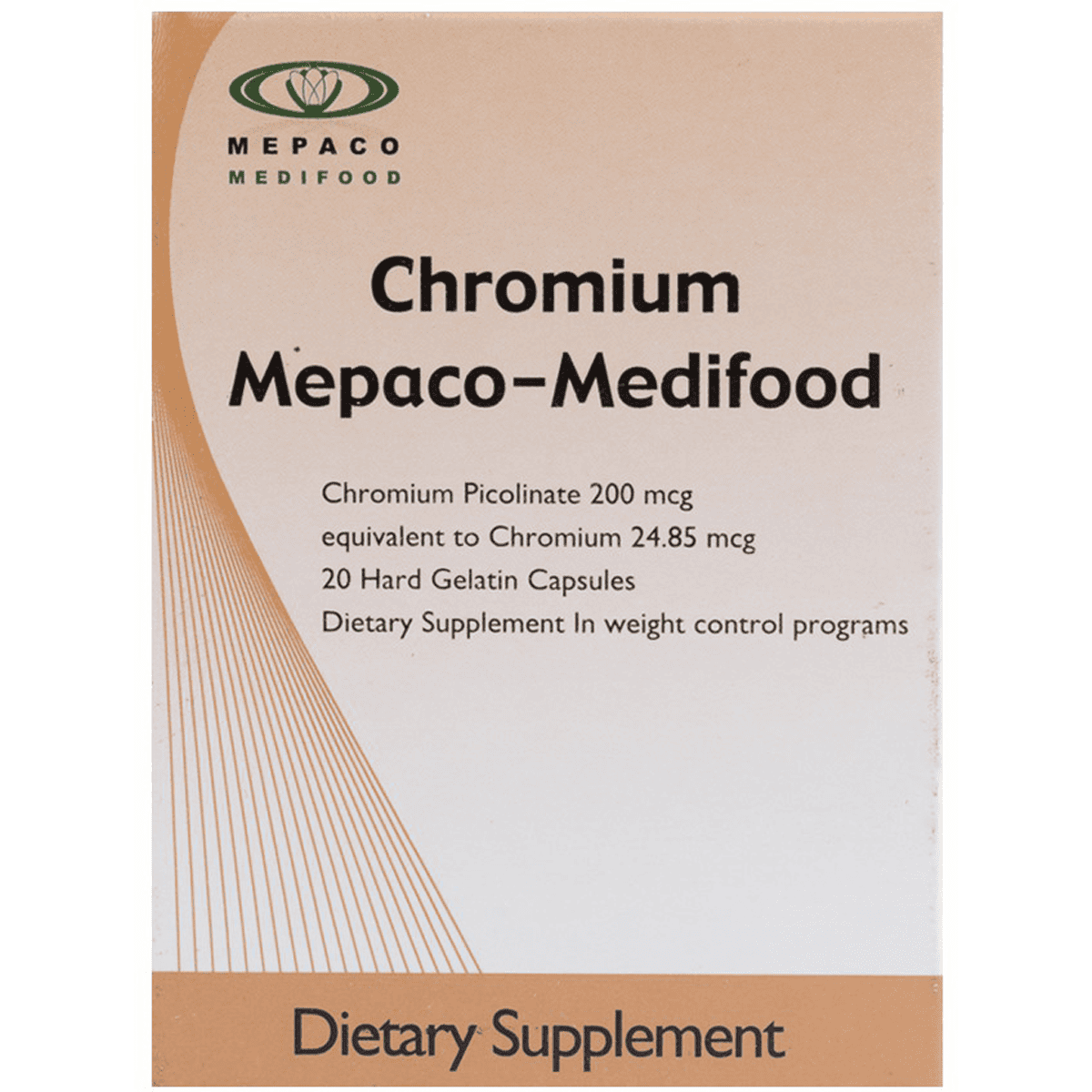 Chromium 200mg 20 Capsules image number 0