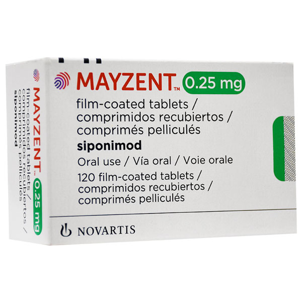 Mayzent 0.25mg 120 Film Coated Tablet (Refrigerated) image number 0