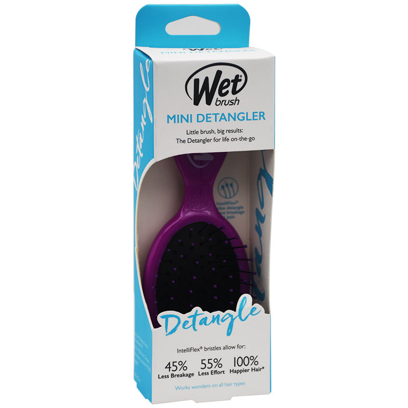 Wet Brush Mini Detangler/Bwr832Purp image number 0