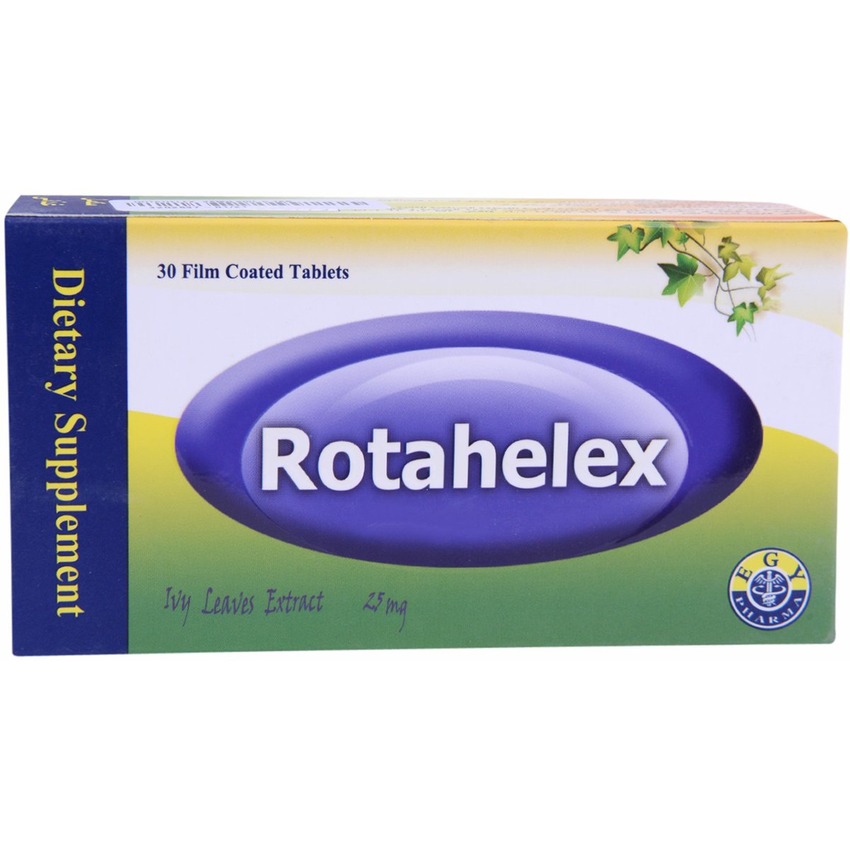 Rotahelex 25mg 30 Film Coated Tablets image number 0