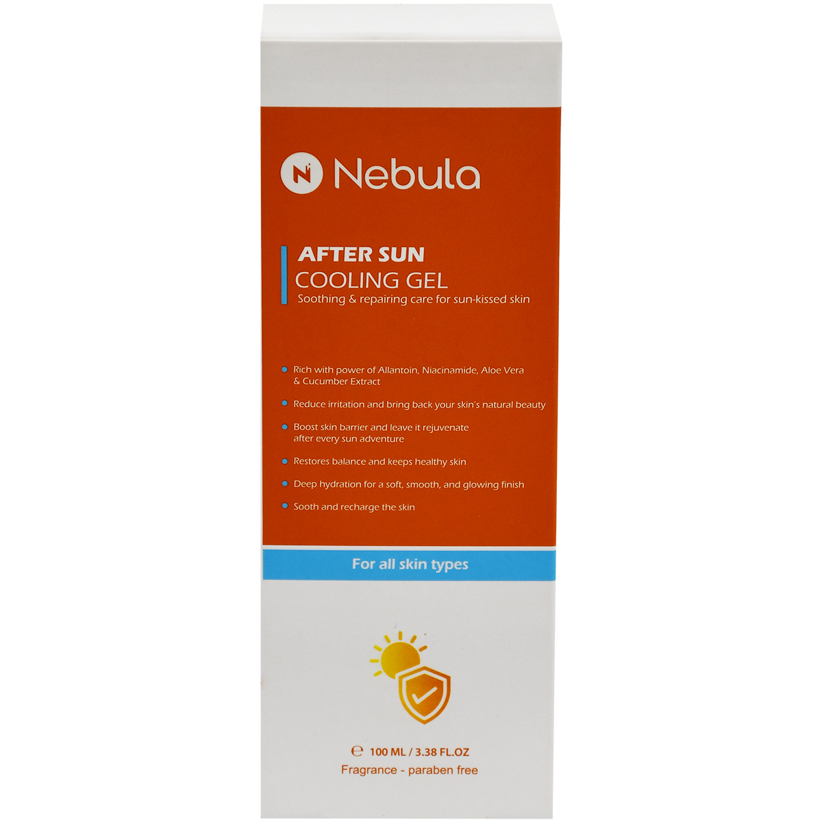 Nebula After Sun Cooling Gel For All Skin Types 100 ml image number 0