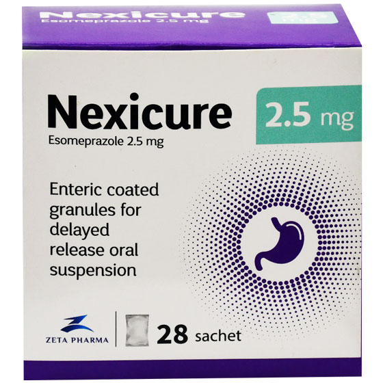 Nexicure 2.5mg 28 Sachets image number 0