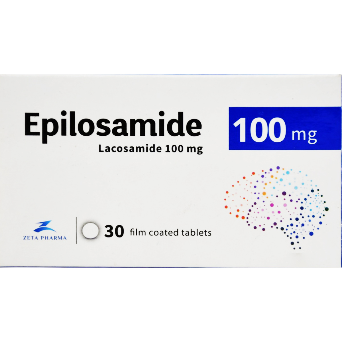 Epilosamide 100mg 30 Film Coated Tablets image number 0
