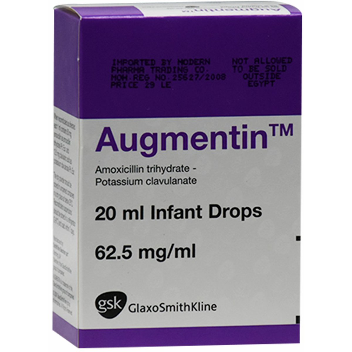Augmentin 62.5Mg/ml 20ml Oral Drops image number 0